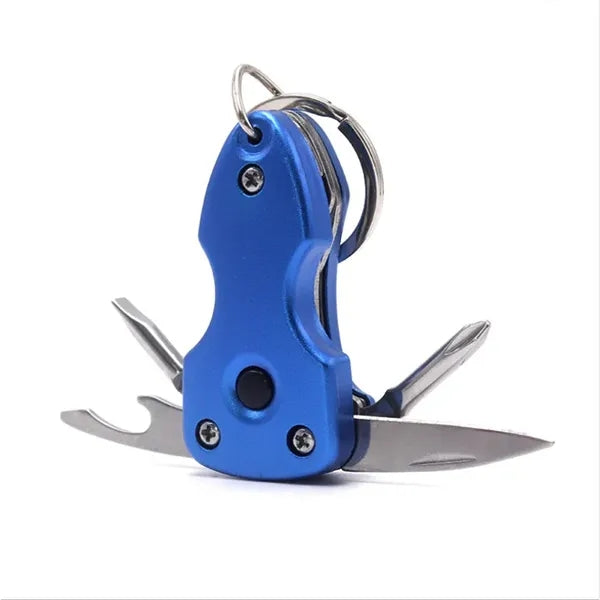 Key Ring Multi-Tool with LED Flashlight