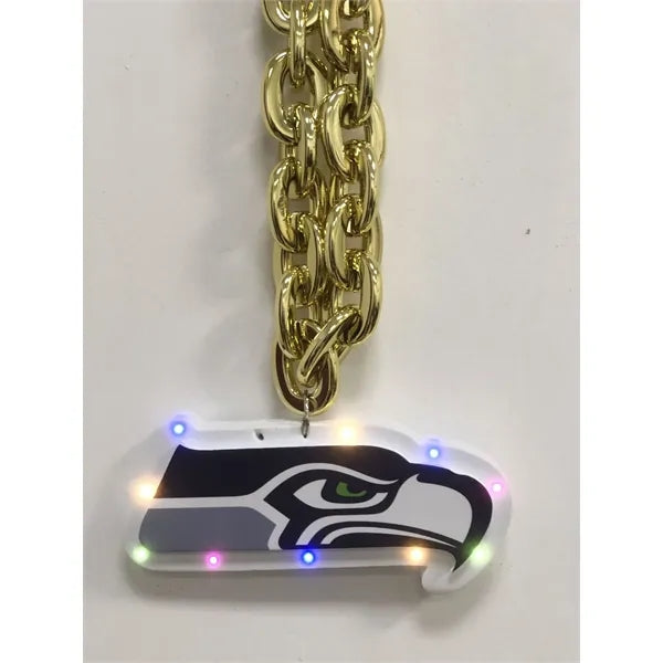 3D Foam Chain Necklace With Light