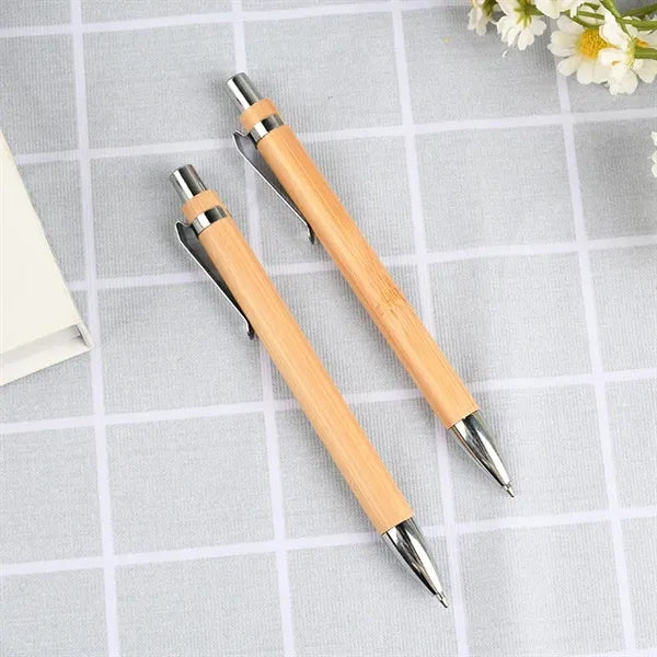 Plastic Click Action Black Gen Ink Retractable Ballpoint Pen