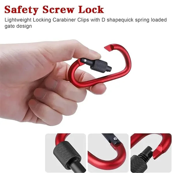 Mountaineering Buckle Lock Aluminum Alloy Carabiner Clip