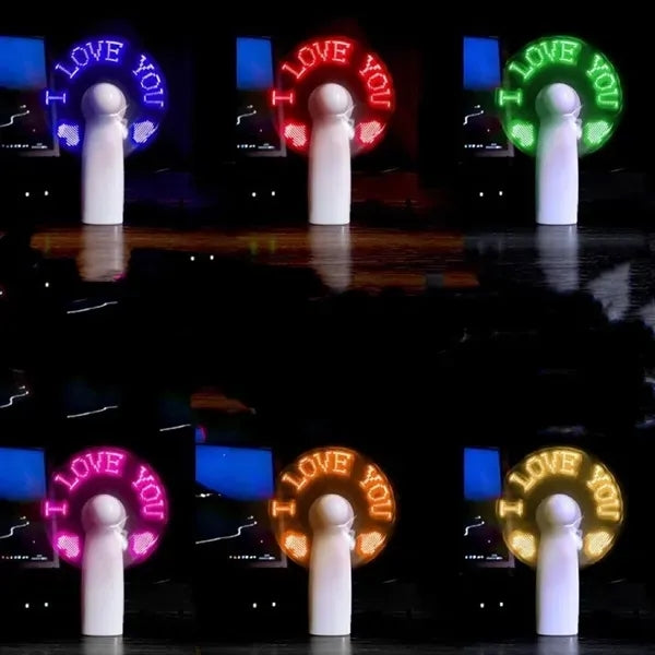 LED Light Up Mini Hand Fan