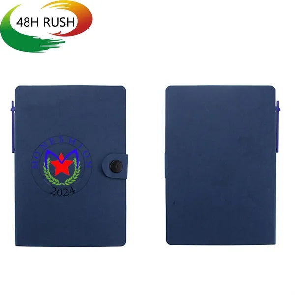 Eco-friendly Notebook w/ Button Pen