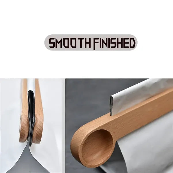 2-in-1 100% Natural Wood Coffee Measuring Scoop & Bag Clip