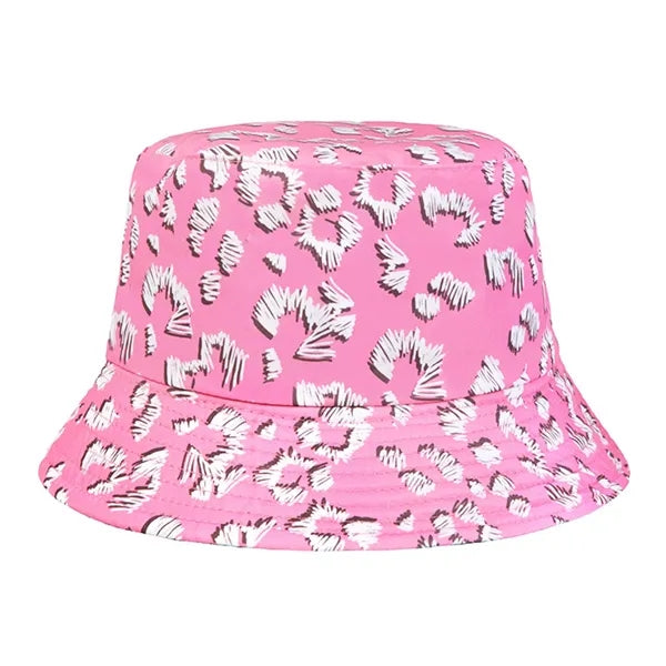 Colorful Dandelion Printed Double-sided Bucket Hat