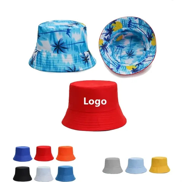 Travel Beach Double-Side Bucket Hat