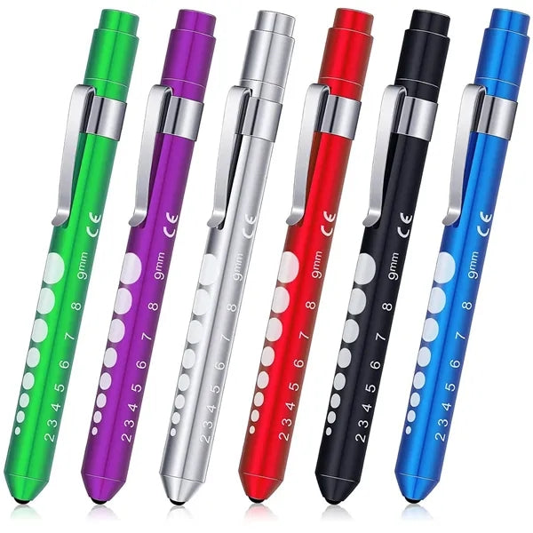 Nurses Doctors Pupil Gauge LED Penlight