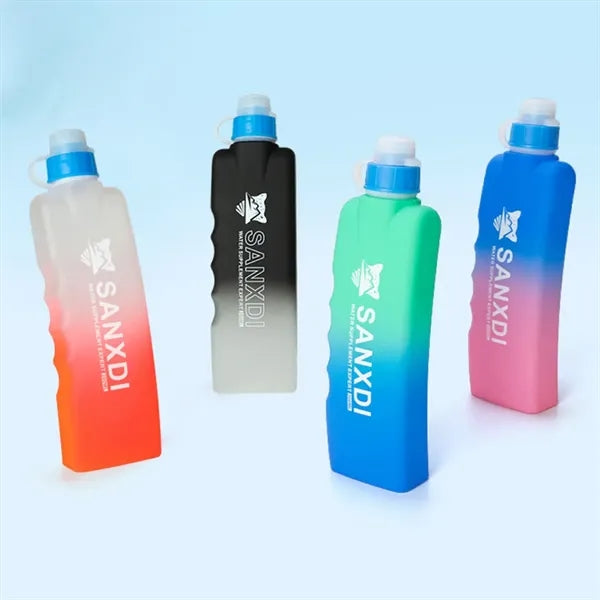 Curved close-fitting squeeze waist bag water cup