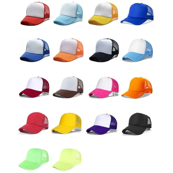 Adjustable Mesh Back Baseball Cap Trucker Hat