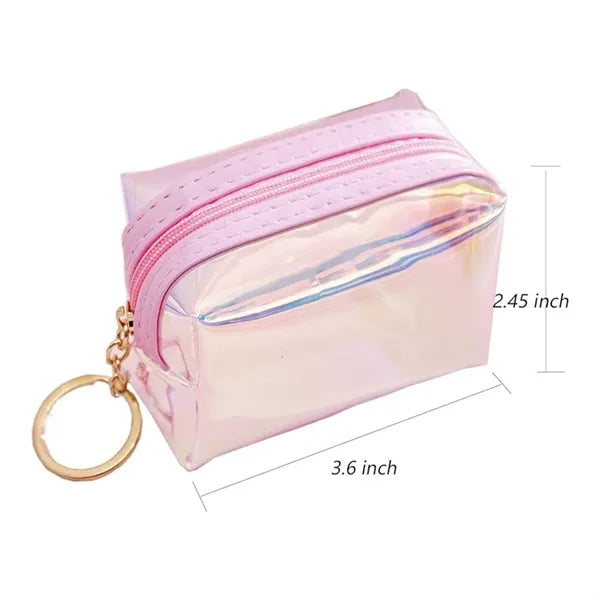 Fashion Laser Iridescent PVC Clear Waterproof Handbags