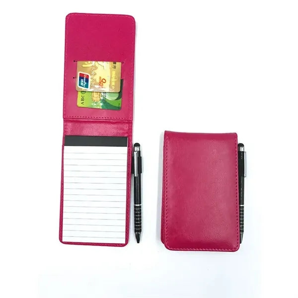 Mini Pocket Notepad Holder Set with Pen