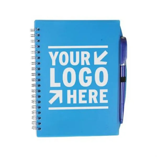 Color-Pro Spiral Unlined Notebook with Pen
