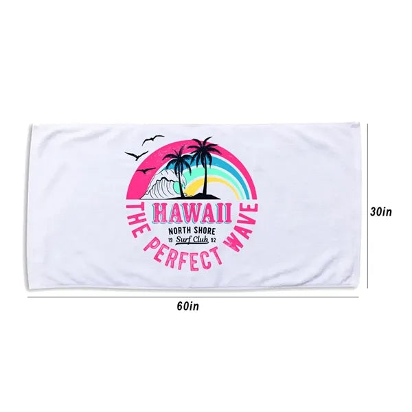 Full Color Large Microfiber Beach Towel