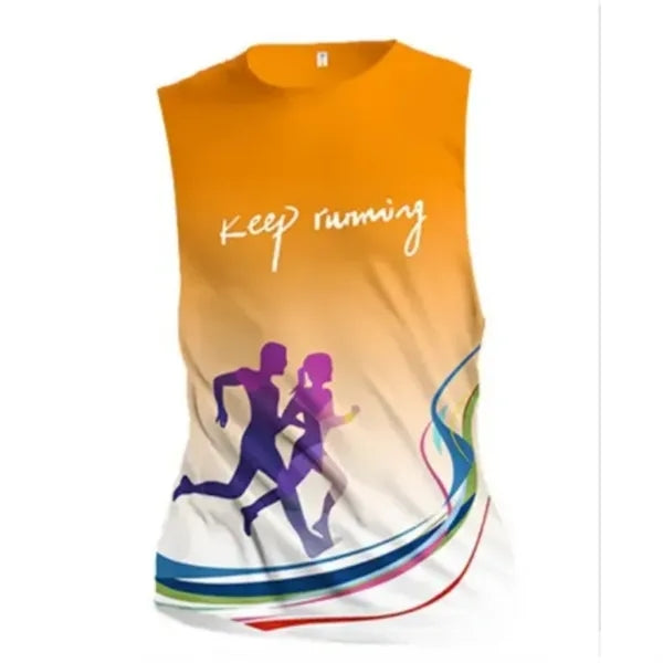 Running Full Color Printing Tank Top