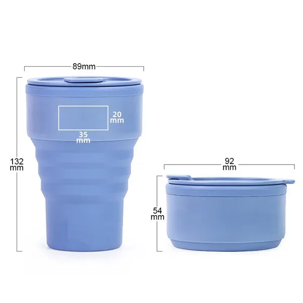 13oz / 375ml To-Go Collapsible Travel Coffee Cup