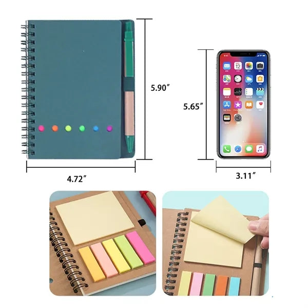 Kraft paper loose leaf sticky notes
