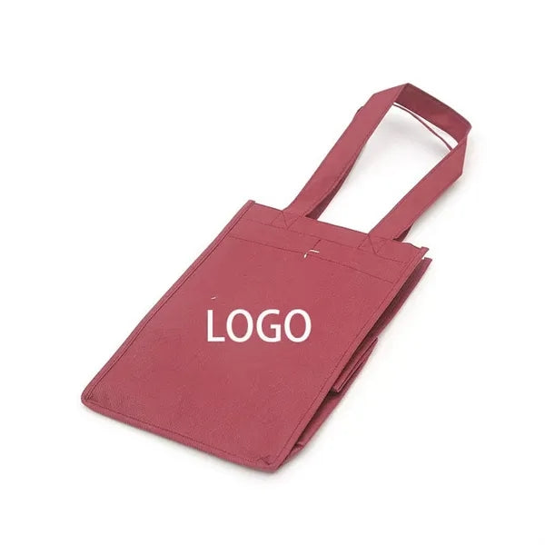Non Woven 4-compartment Wine Tote Bag 7.25" x 11" x 7"