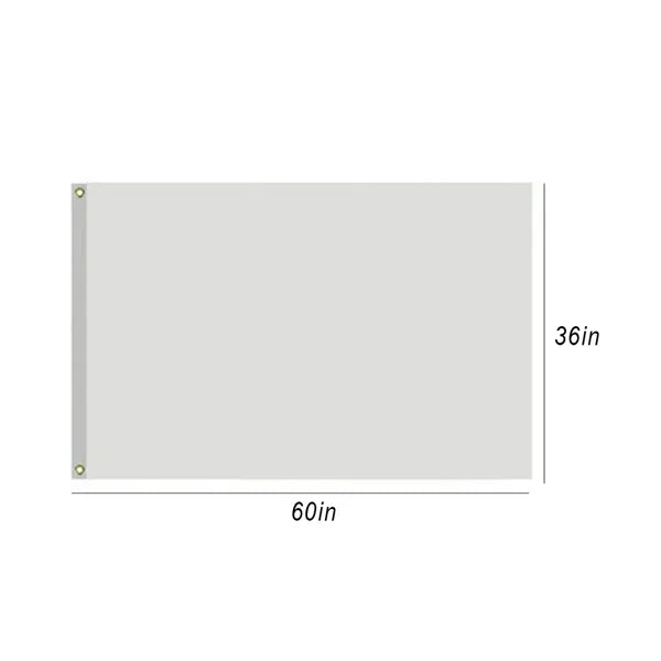 36" x 60" Large Polyester Single Reverse Custom Flag