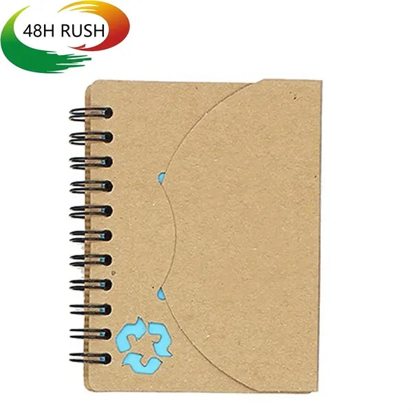 Recycled Mini Spiral Divided Composition Notepad