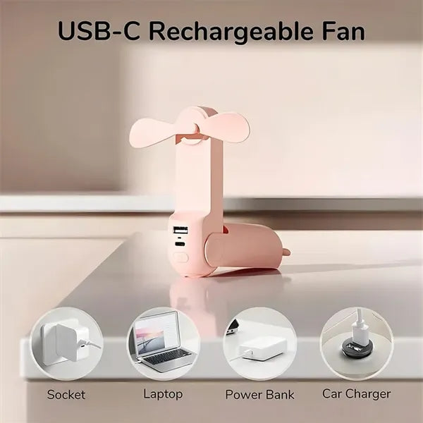 3-in-1 Handheld Pocket Fan