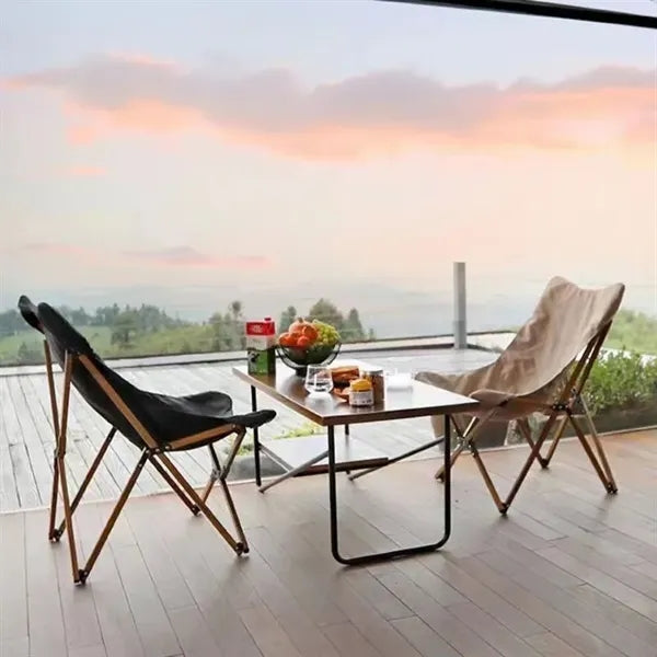 Outdoor Portable Camping Butterfly Chair with Carry Bag