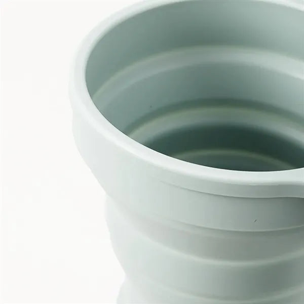 Collapsible Silicone Camping Cup with Lid