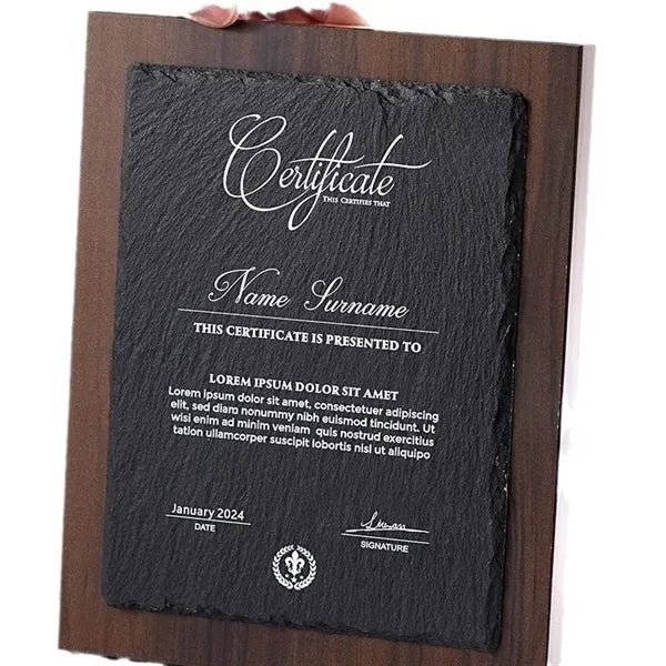 Walnut Award Plaque