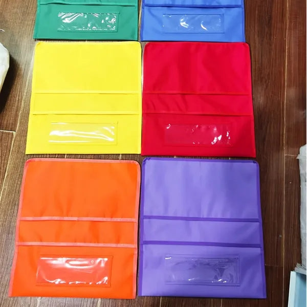 Chair Pockets for Classroom Seat with Name Tag