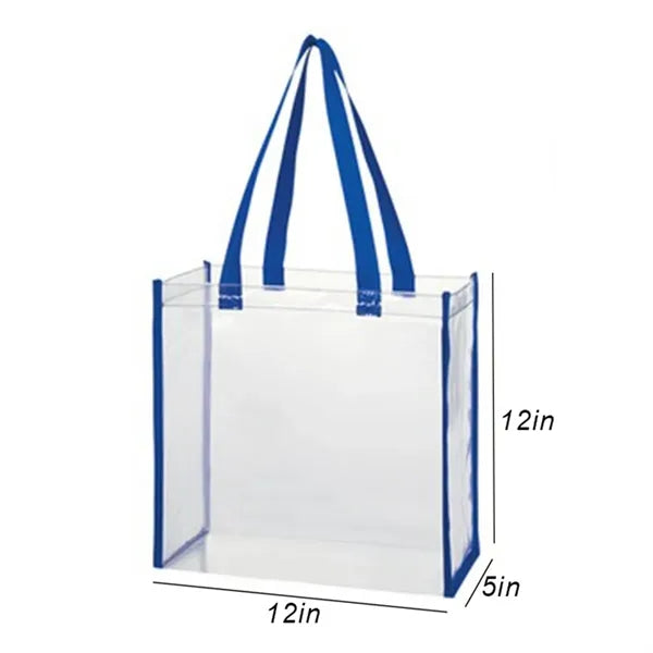 Clear PVC Stadium Tote Bags