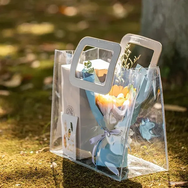 Clear Gift Bag With Handle