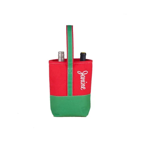Canvas Wine Tote