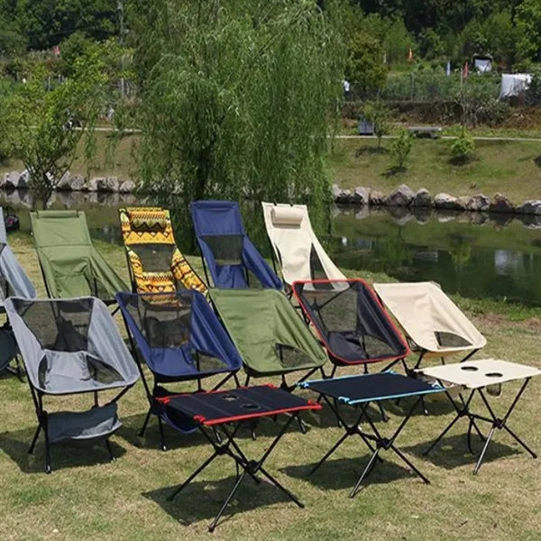 Folding Camping Table with 2 Cup Holders