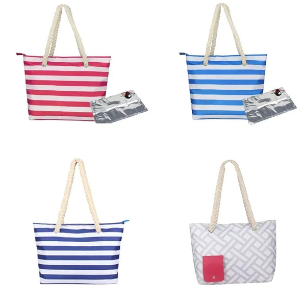 Hidden Dispenser Insulated Cooler Wine Portable Tote Bag