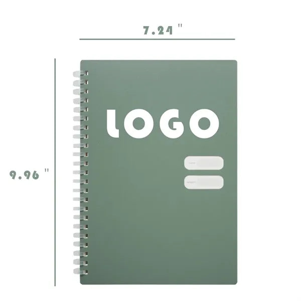 Coil Loose Leaf PP Shell Notebook