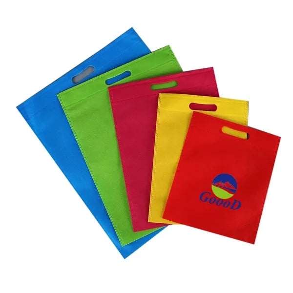 Fold-Over Exhibition Die Cut Handle Tote Bags