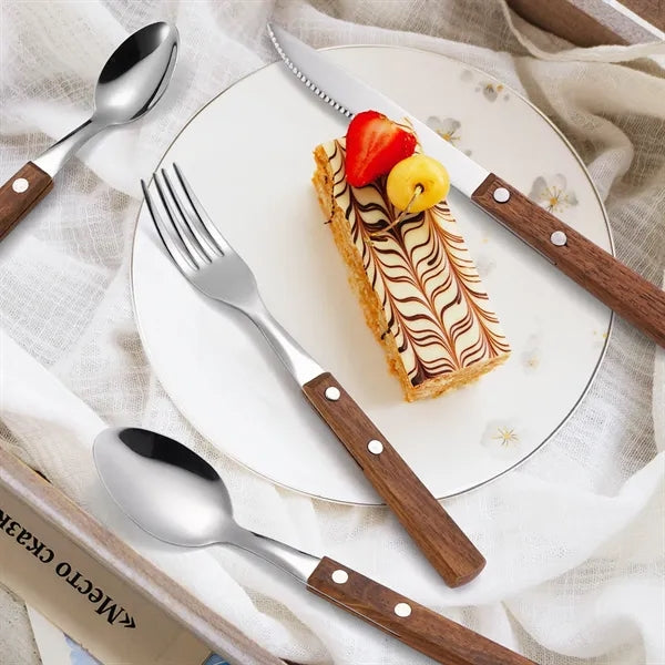Stainless Steel Travel Utensils with Case