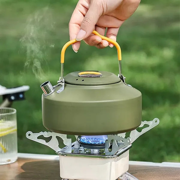 Outdoor Hiking Cooking Pot Campfire Teapot Camping Kettle