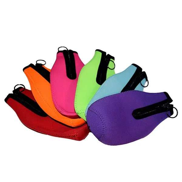 Neoprene Zippered Beer Bottle Sleeve 12 Oz