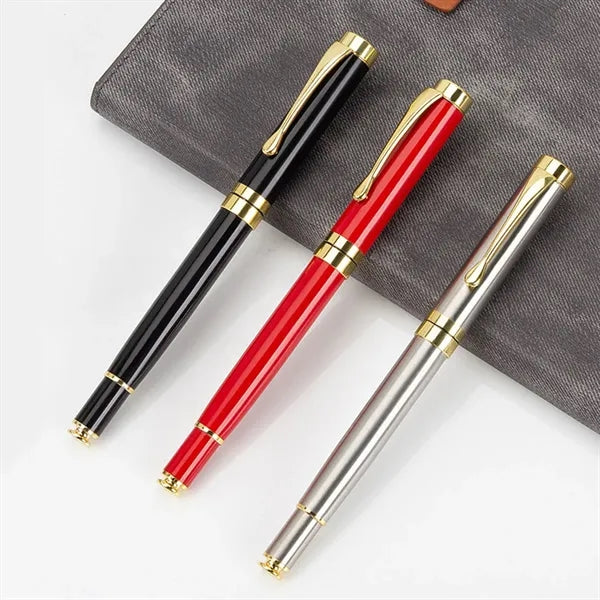 Gift Metal Engraving Roller Ballpen Ballpoint Pen Set