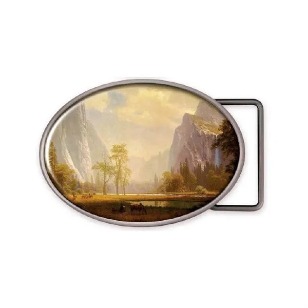 Express Vibraprint Oval Belt Buckle Medallion