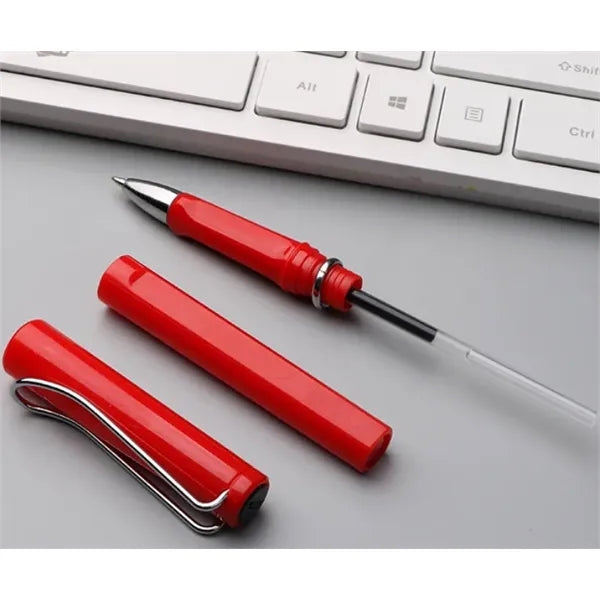 Colored Clip-on Ballpoint Pen