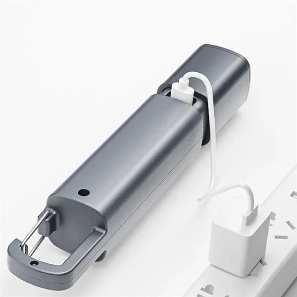 Rechargeable Bright LED Flashlight with Cob Work Light