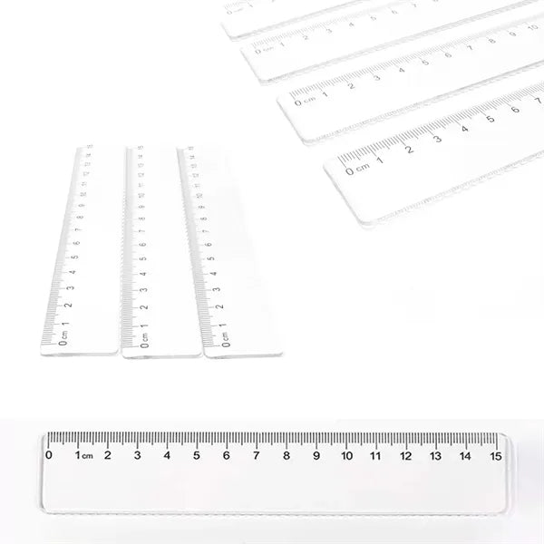 5.9" Plastic Ruler Straight Ruler