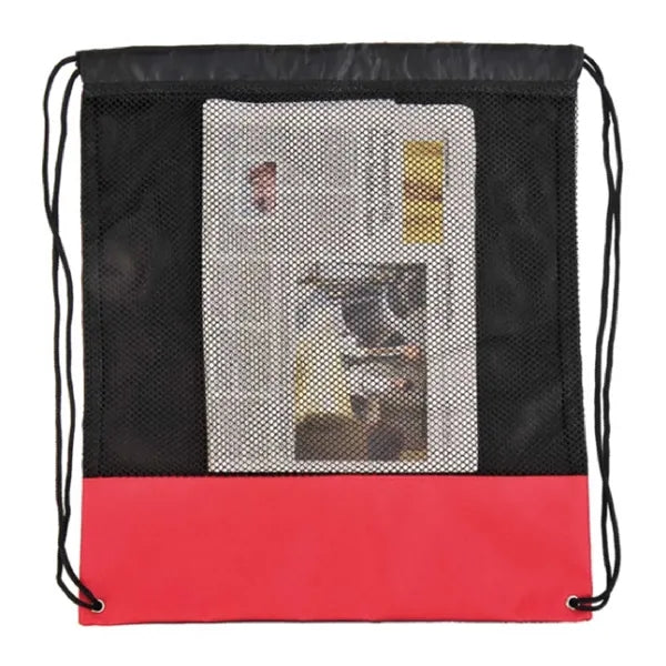 Drawstring Poly-Mesh Bag