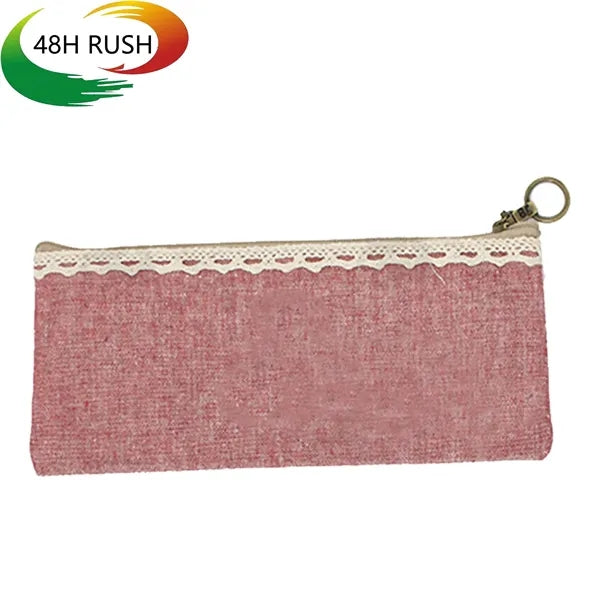 Simple Multi-function Pencel Boxer Case w/ Lace