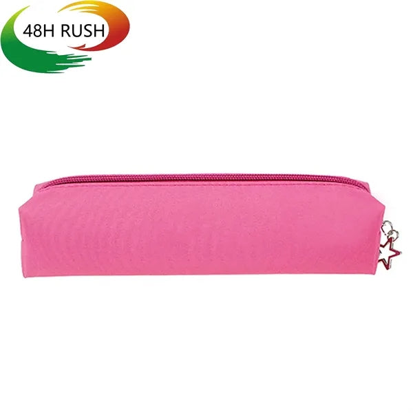 Square Polyester Pencil Case w/ Zipper