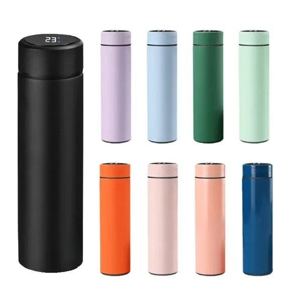17oz. Travel Mug Water Bottle With Temperature Display