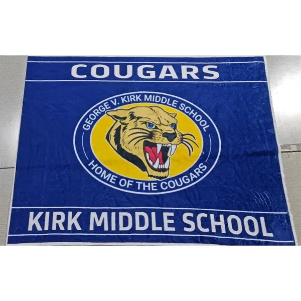 Sublimated Full Color Plush Blanket 50"x 60" 270gsm