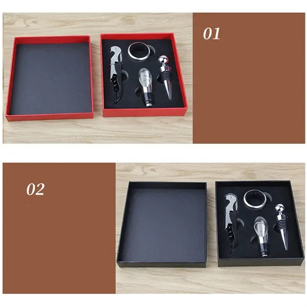 4pcs Stainless Steel Accessory Tool Wine Bottle Opener Set