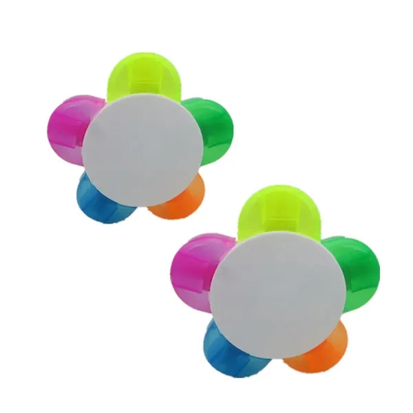 5-Color Petals Highlighters