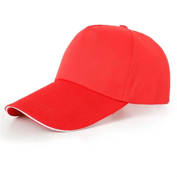 5 Panel Polyster Volunteer Baseball Cap With Sandwich Wide B